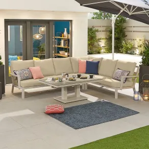 Vogue Corner Sofa Set & Rising Table