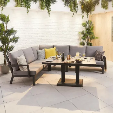 Vogue Corner Sofa Set & Rising Table