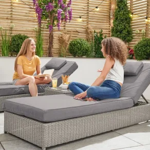 Rhodes Rattan Sun Lounger Set  - 23