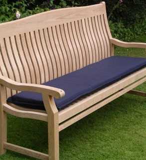 Outdoor Cushion For 150cm Bench - Navy Blue