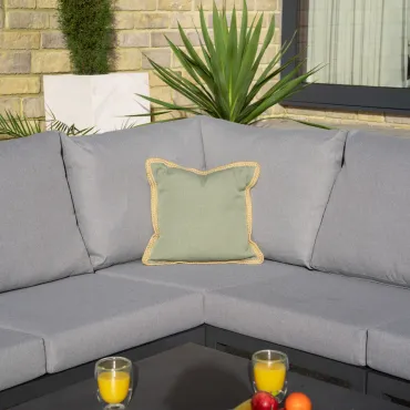 Vogue Aluminium Large Corner Aluminium Lounging Set
