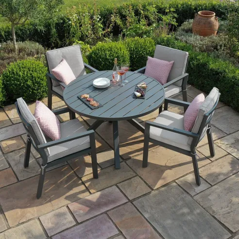 New York New York 4 Seat Dining Set