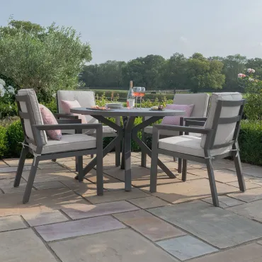 New York 4 Seat Dining Set