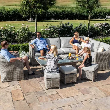 Oxford Deluxe Corner Dining With Rising Table & Armchair