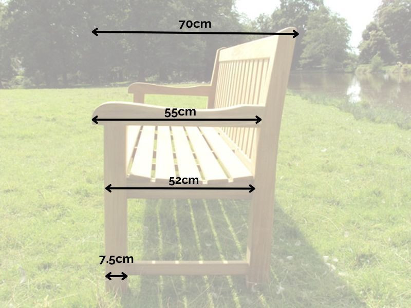 Britannia Teak Bench 150cm - FSC Certified