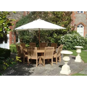 Malvern teak dining set 2