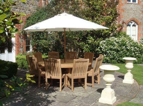 Malvern Teak Dining set 10 - Certified