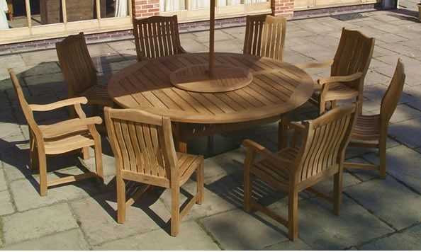 Malvern Teak Dining set 10 - Certified