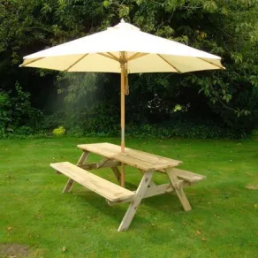 Sherwood FSC picnic table - 140cm - 6