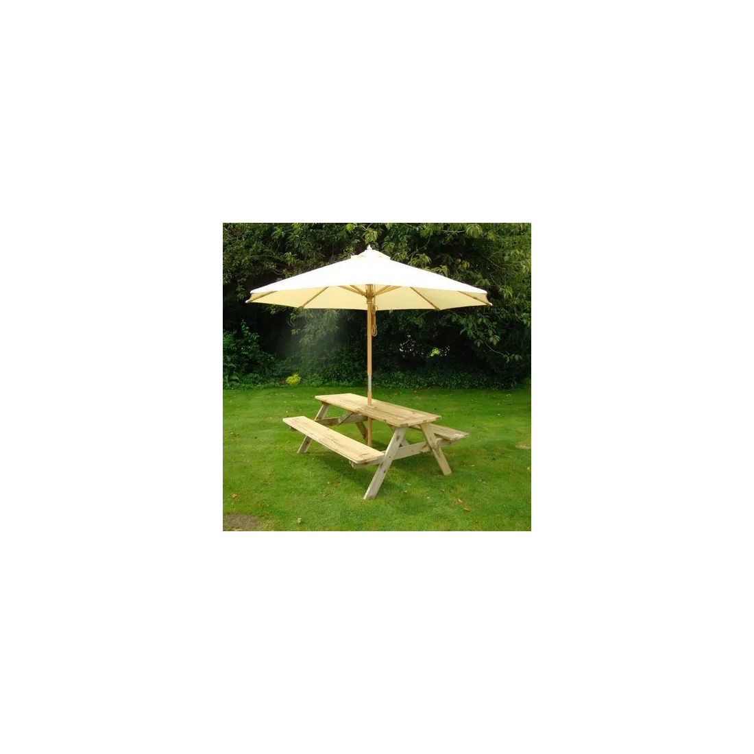 Sherwood FSC picnic table - 140cm - 6 Sherwood FSC picnic table - 140cm - 6