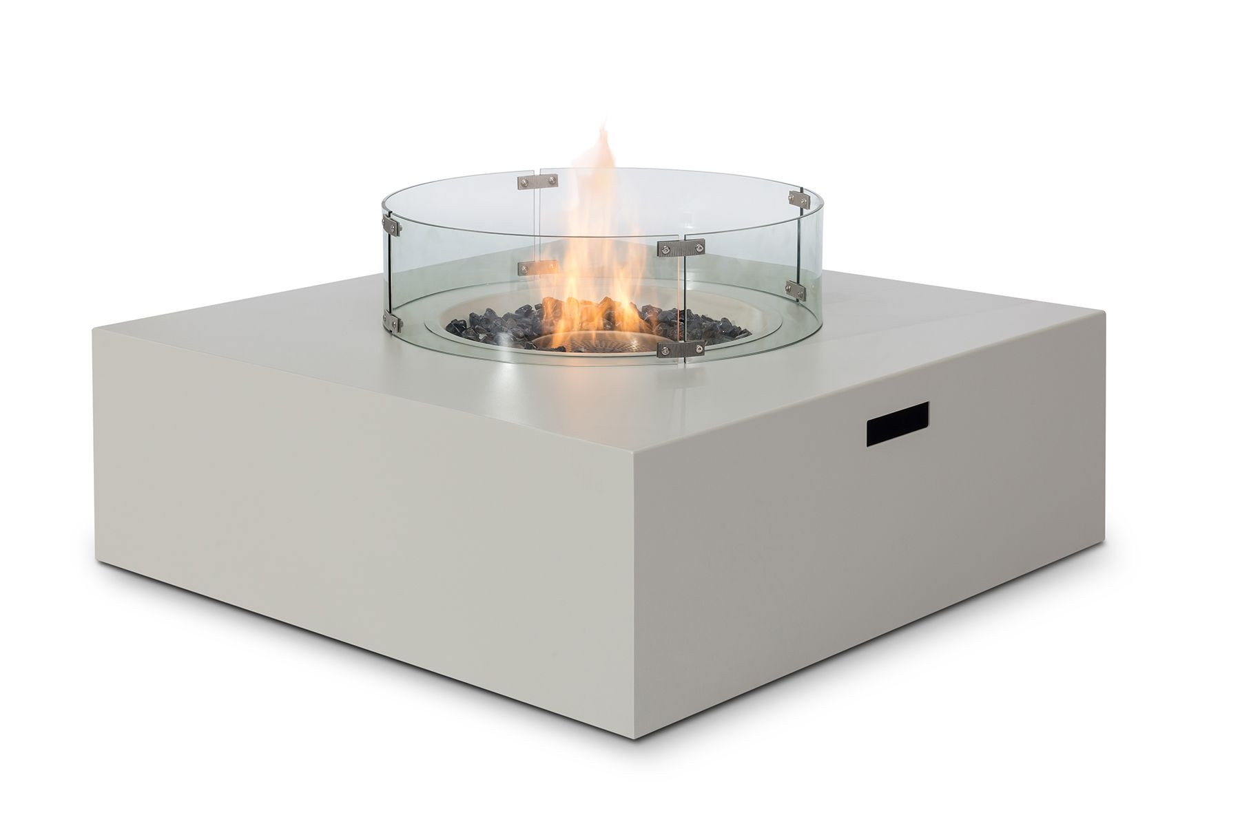 Gas Fire Pit Coffee Table Square