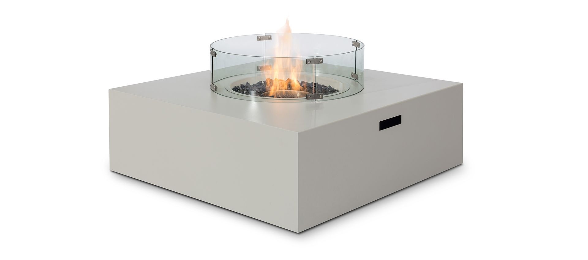 Gas Fire Pit Coffee Table Square