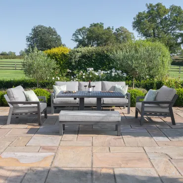 New York 3 Seat Sofa Set - With Rising Table  - 6