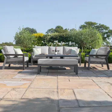 New York 3 Seat Sofa Set - With Rising Table  - 8
