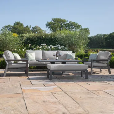 New York 3 Seat Sofa Set - With Rising Table  - 10