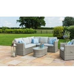 Oxford Small Rattan Corner Group - With Armchair