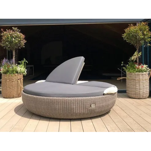 Bristol Sun Lounger teak garden furniture