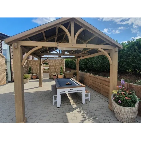 Wooden Gazebos Cedar Gazebo 4.2 X 3.6M | FSC® Certified Wooden Gazebos Cedar Gazebo 4.2 X 3.6M | FSC® Certified