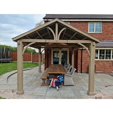 Cedar Gazebo 4.2 X 3.6M | Certified