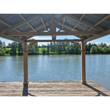 Wooden Gazebos Cedar Gazebo 4.2 X 3.6M | FSC® Certified