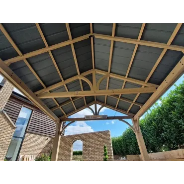 Wooden Gazebos Cedar Gazebo 4.2 X 3.6M | FSC® Certified