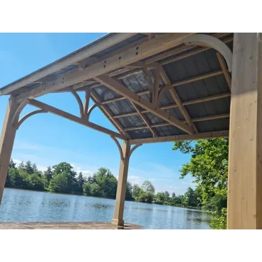 Wooden Gazebos Cedar Gazebo 4.2 X 3.6M | FSC® Certified