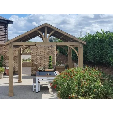 Wooden Gazebos Cedar Gazebo 4.2 X 3.6M | FSC® Certified