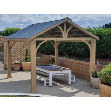 Wooden Gazebos Cedar Gazebo 4.2 X 3.6M | FSC® Certified