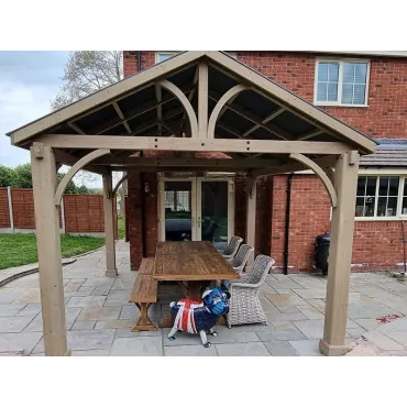Wooden Gazebos Cedar Gazebo 4.2 X 3.6M | FSC® Certified