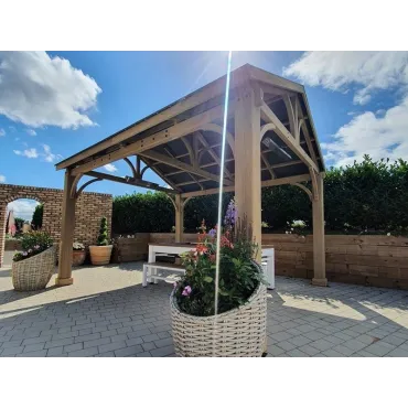 Wooden Gazebos Cedar Gazebo 4.2 X 3.6M | FSC® Certified