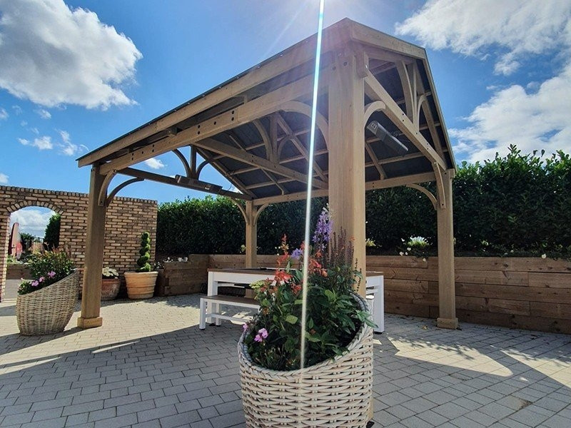 Cedar Gazebo 4.2 X 3.6M | Certified