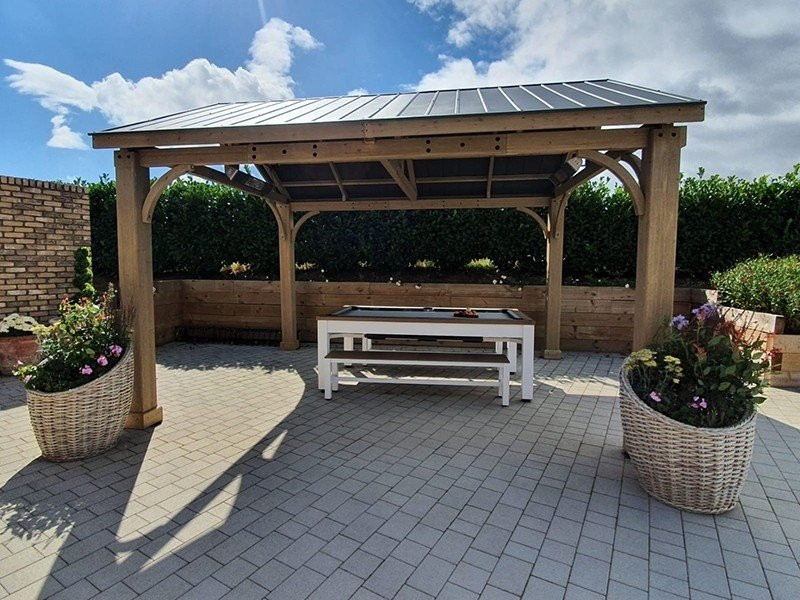Cedar Gazebo 4.2 X 3.6M | Certified
