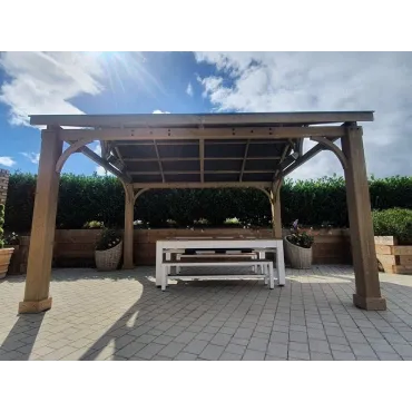 Wooden Gazebos Cedar Gazebo 4.2 X 3.6M | FSC® Certified