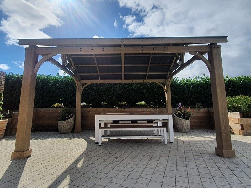 Cedar Gazebo 4.2 X 3.6M | Certified
