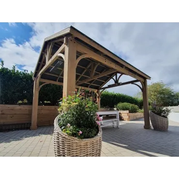 Wooden Gazebos Cedar Gazebo 4.2 X 3.6M | FSC® Certified