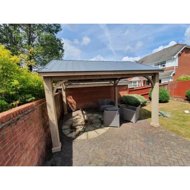 Wooden Gazebos Cedar Gazebo 4.2 X 3.6M | FSC® Certified