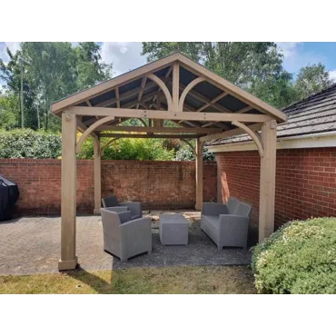 Wooden Gazebos Cedar Gazebo 4.2 X 3.6M | FSC® Certified