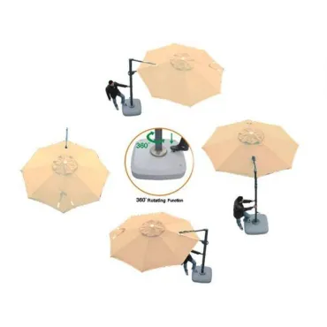 Cantilever parasol - Roma 3.5m dia