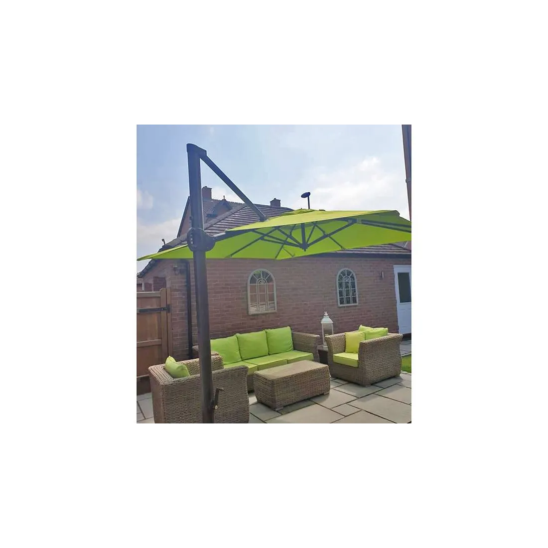 Cantilever parasol - Roma 3m square  - 2