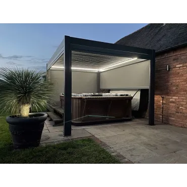 Eclipse 3 X 3m LED Motorised Pergola | Free Standing