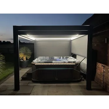 Eclipse 3 X 3m LED Motorised Pergola | Free Standing