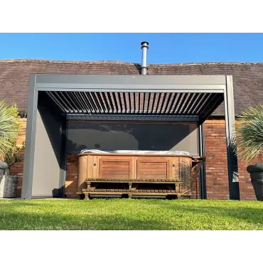 Eclipse 3 X 3m LED Motorised Pergola | Free Standing