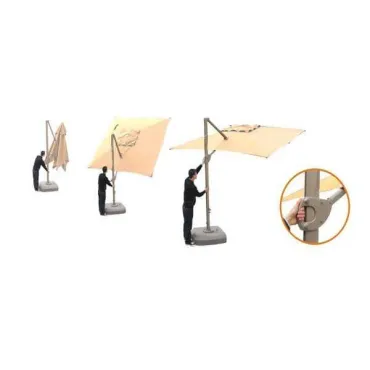 Cantilever Parasols Cantilever parasol - Roma 3m square