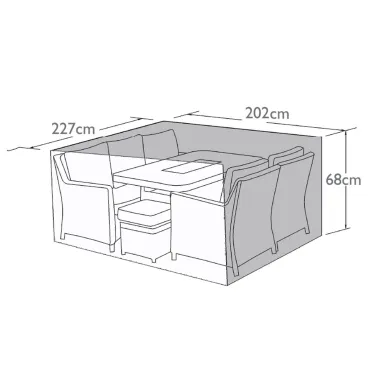 Large 3 Seat Sofa Set - Winter Cover
