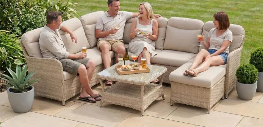 Rattan Corner Sofa Sets for British Gardens & Terraces